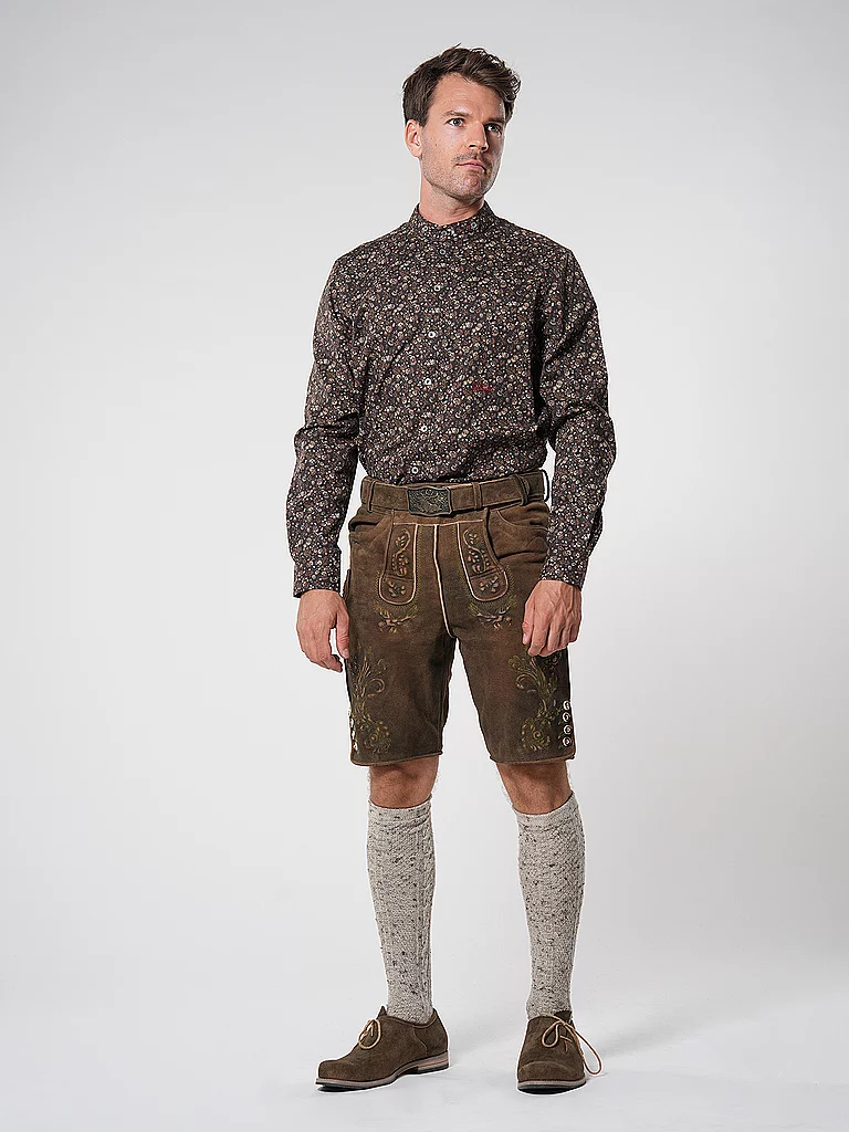 GWEIH & SILK Lederhose ARNOLD  hellbraun | 44